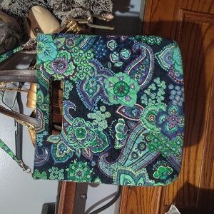 Vera Bradley Blue Rhapsody Floral Crossbody Bag